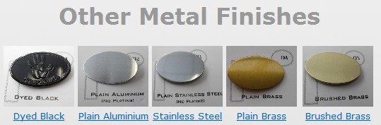 Other Metal Finishes